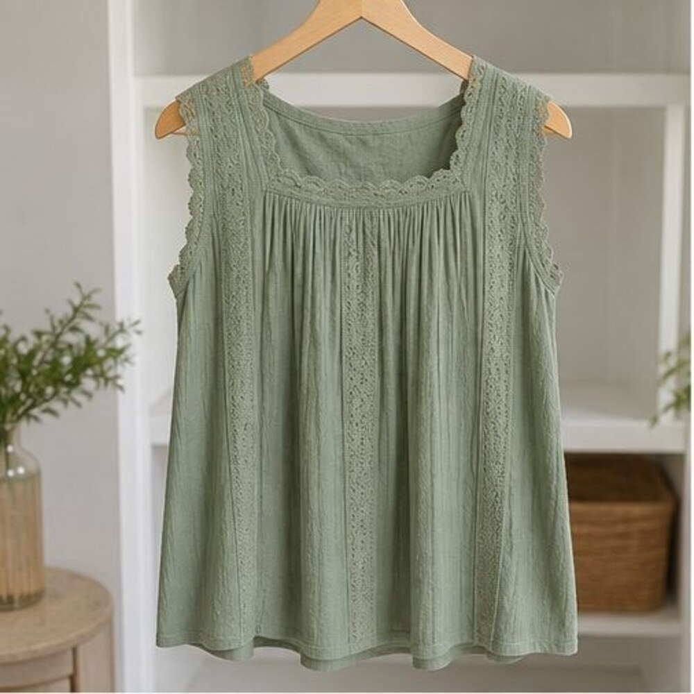 Cream Pleated Blouse